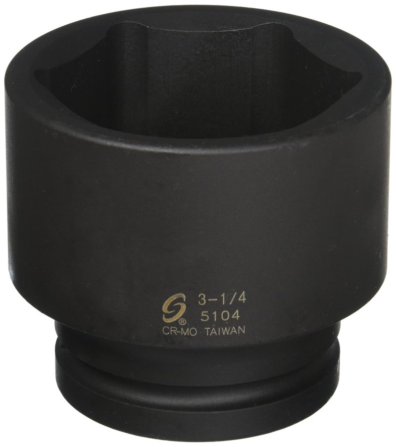 SUNEX TOOLS 5104 1" Drive Standard 6 Point Impact Socket - Image 1